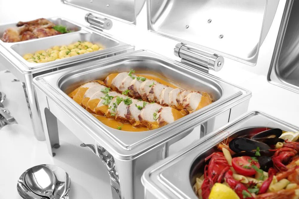 HENDI - Chafing Dish GN 1/1 - Spiegelglanz, Profi Line, 9L, 570x405x320 mm - HENDI - GastroDeals