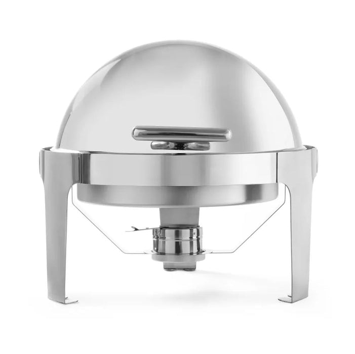 HENDI - Chafing Dish Rolltop - Rund, 5,6L, 510x540x480 mm, Edelstahl - HENDI - GastroDeals