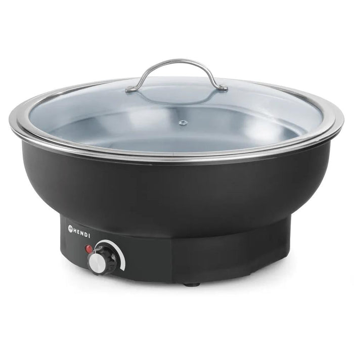 HENDI - Chafing Dish Tesino - Elektrisch, Kitchen Line, 6,8L, Ø405x240 mm, 230V/500W - HENDI - GastroDeals