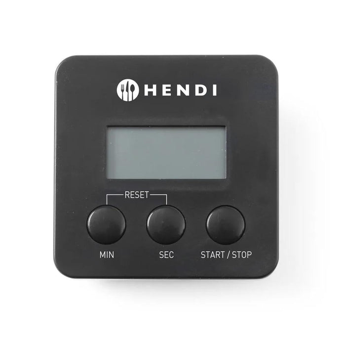 HENDI - Digitale Küchenuhr - Magnetclip, Countdown bis 99 Min 59 Sek, 67x20x67 mm - HENDI - GastroDeals