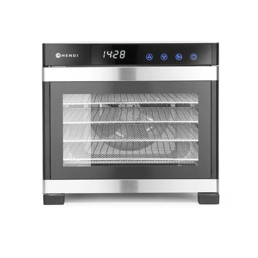 HENDI - Dörrautomat Profi Line - 6 Bleche, 230V/650W, Edelstahlgehäuse, 342x485x309 mm - HENDI - GastroDeals