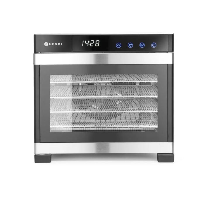 HENDI - Dörrautomat Profi Line - 6 Bleche, 230V/650W, Edelstahlgehäuse, 342x485x309 mm - HENDI - GastroDeals