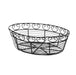 HENDI - Drahtkorb Deco, oval - Pulverbeschichtet, 255x160x80 mm - HENDI - GastroDeals