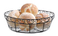 HENDI - Drahtkorb Deco, oval - Pulverbeschichtet, 255x160x80 mm - HENDI - GastroDeals