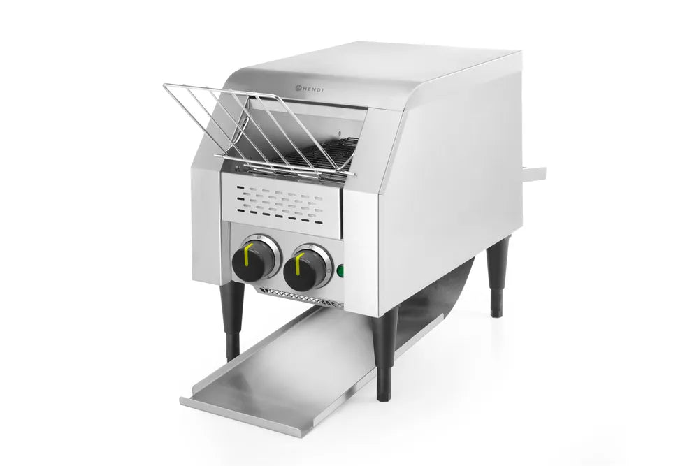 HENDI - Durchlauf - Toaster - Einzeln, 220 - 240V/1340W, Edelstahl, 288x368x410 mm - HENDI - GastroDeals