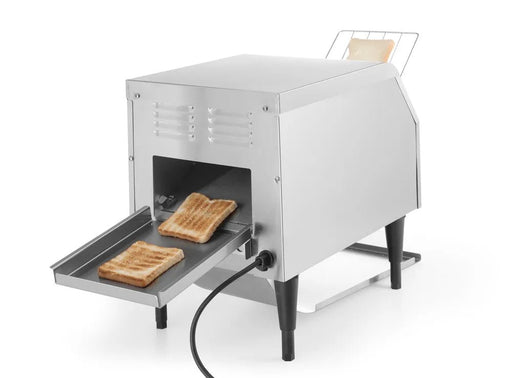 HENDI - Durchlauf - Toaster - Einzeln, 220 - 240V/1340W, Edelstahl, 288x368x410 mm - HENDI - GastroDeals