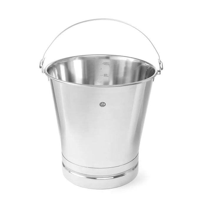 HENDI - Eimer Profi Line - Edelstahl, Verstärkter Boden, 10L, ø280x265 mm - HENDI - GastroDeals