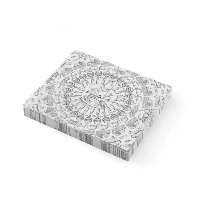 HENDI - Einschlagpapier, fettdicht - 250x200 mm, 500 Stk., Koch - und Speisen - Aufdruck - HENDI - GastroDeals