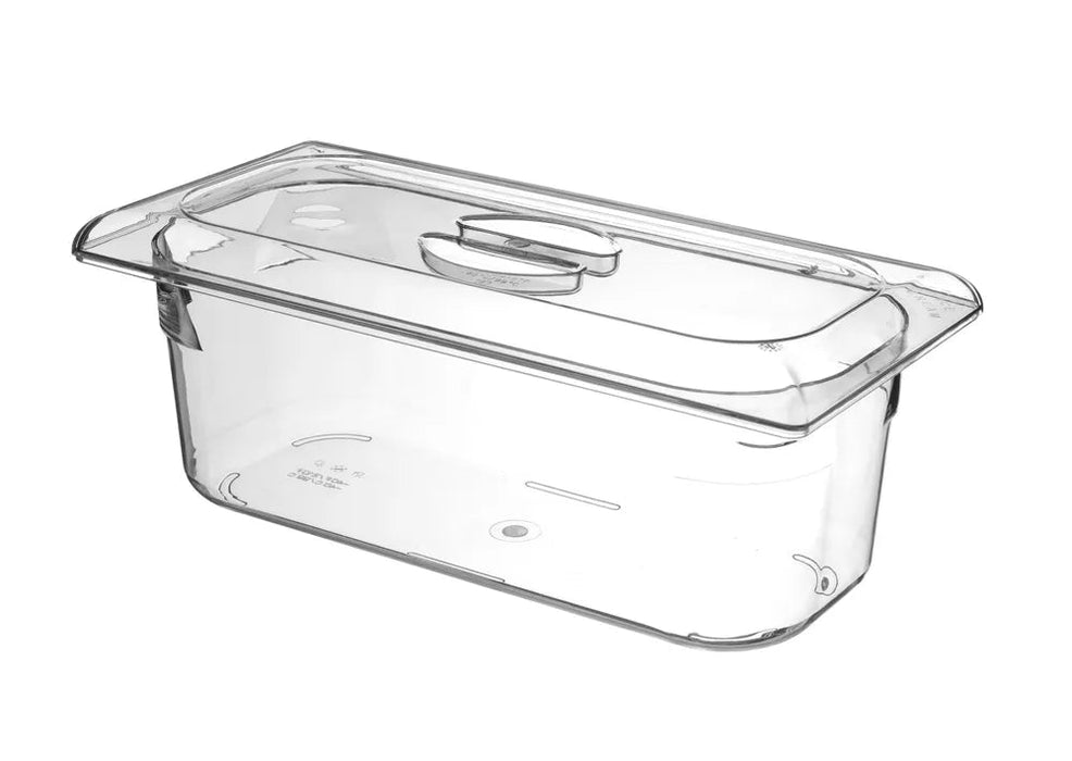 HENDI - Eiscreme - Behälter - Polycarbonat, 5L, Transparent, 360x165x120 mm - HENDI - GastroDeals