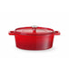 HENDI - Emaillierter Gusseisentopf - 4,4L, Rot, 365x290x115 mm - HENDI - GastroDeals