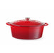 HENDI - Emaillierter Gusseisentopf - 6,88L, Rot, 405x255x134 mm - HENDI - GastroDeals