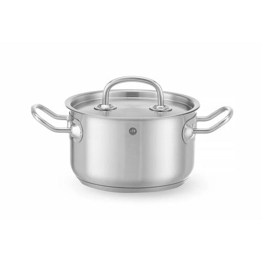 HENDI - Fleischtopf mit Deckel - Kitchen Line, 1,9L, ⌀160x95 mm, Induktionsgeeignet - HENDI - GastroDeals