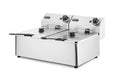 HENDI - Friteuse Kitchen Line - 2x6L, 12L, 230V/6600W, Edelstahl - HENDI - GastroDeals