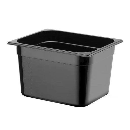 HENDI - Gastronorm - Behälter 1/2 Profi Line - Polycarbonat, 12,5L, Schwarz, 325x265x200 mm - HENDI - GastroDeals