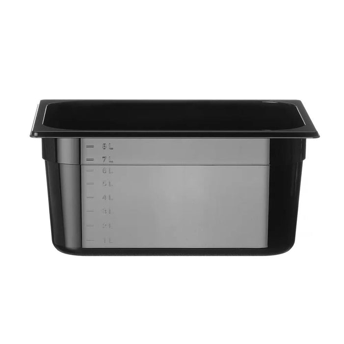 HENDI - Gastronorm - Behälter 1/2 Profi Line - Schwarz, 9,5L, 325x265x150 mm, Polycarbonat - HENDI - GastroDeals