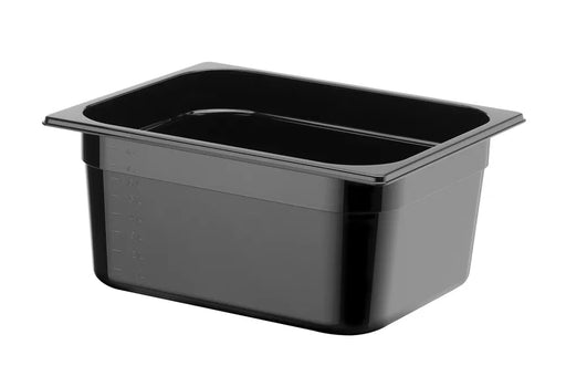 HENDI - Gastronorm - Behälter 1/2 Profi Line - Schwarz, 9,5L, 325x265x150 mm, Polycarbonat - HENDI - GastroDeals