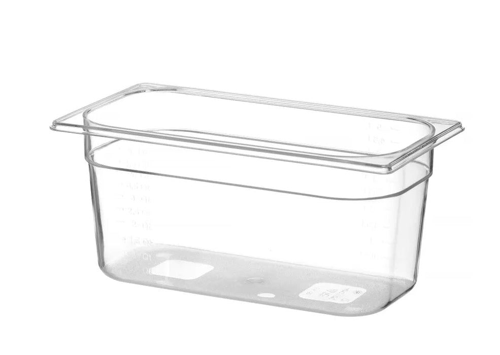 HENDI - Gastronorm - Behälter 1/3 Profi Line - Polycarbonat, Transparent, 5,7L, 325x176x150 mm - HENDI - GastroDeals