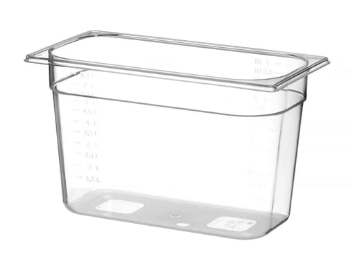 HENDI - Gastronorm - Behälter 1/3 Profi Line - Polycarbonat, Transparent, 7,8L, 325x176x200 mm - HENDI - GastroDeals