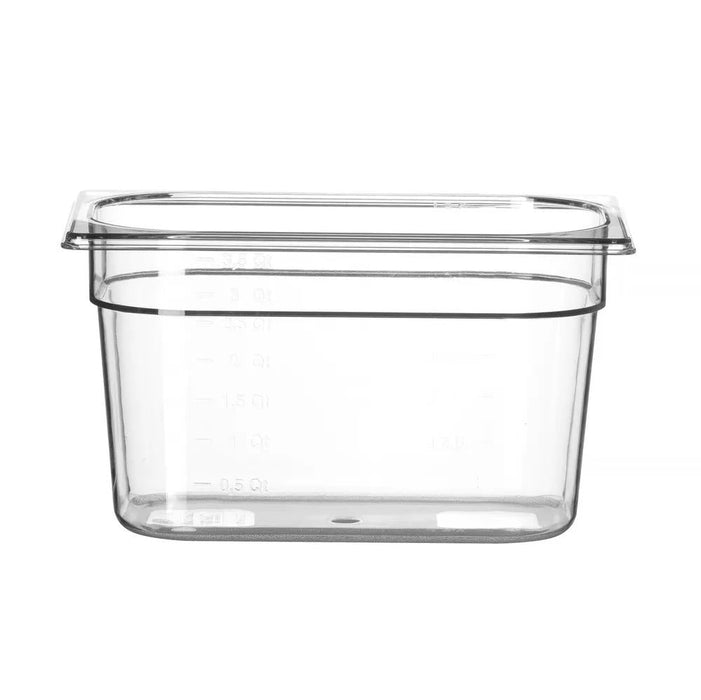 HENDI - Gastronorm - Behälter 1/4 Profi Line - Polycarbonat, 4L, Transparent, 265x162x150 mm - HENDI - GastroDeals