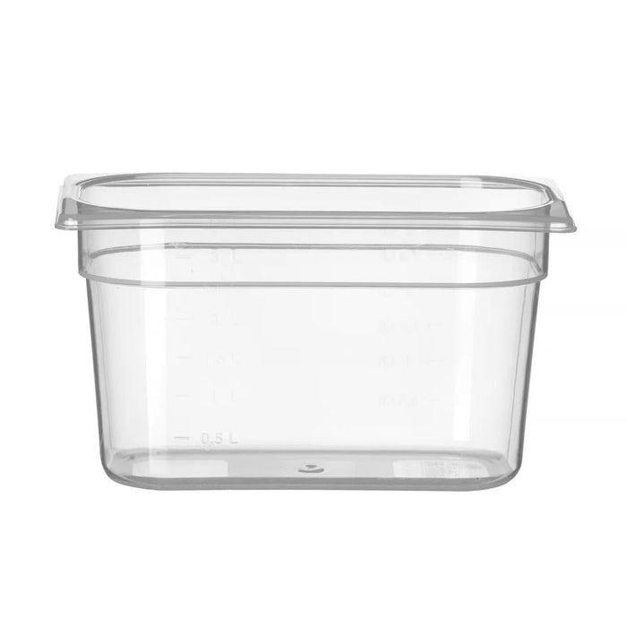 HENDI - Gastronorm - Behälter 1/4 Profi Line - Transparent, 4L, 265x162x150 mm - HENDI - GastroDeals