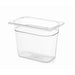 HENDI - Gastronorm - Behälter 1/4 - Profi Line, Transparent, 5,5L, 265x162x200 mm - HENDI - GastroDeals