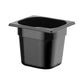 HENDI - Gastronorm - Behälter 1/6 Profi Line - Polycarbonat, 2,4L, Schwarz, 176x162x150 mm - HENDI - GastroDeals