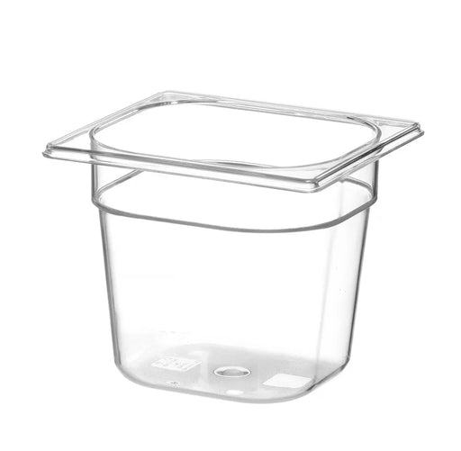 HENDI - Gastronorm - Behälter 1/6 Profi Line - Polycarbonat, 2,4L, Transparent, 176x162x150 mm - HENDI - GastroDeals