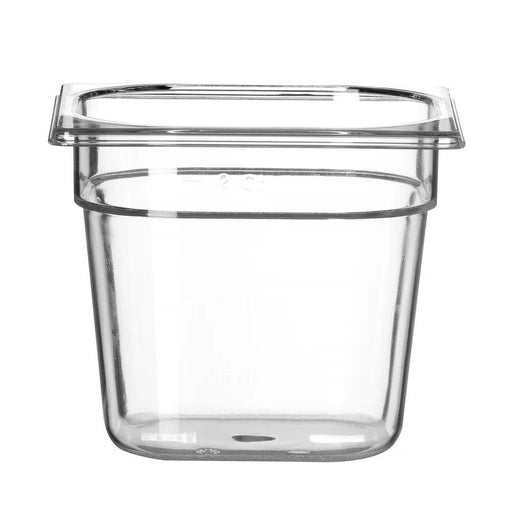 HENDI - Gastronorm - Behälter 1/6 Profi Line - Polycarbonat, 2,4L, Transparent, 176x162x150 mm - HENDI - GastroDeals