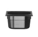 HENDI - Gastronorm - Behälter 1/6 Profi Line - Polycarbonat, Schwarz, 1,6L, 176x162x100 mm - HENDI - GastroDeals