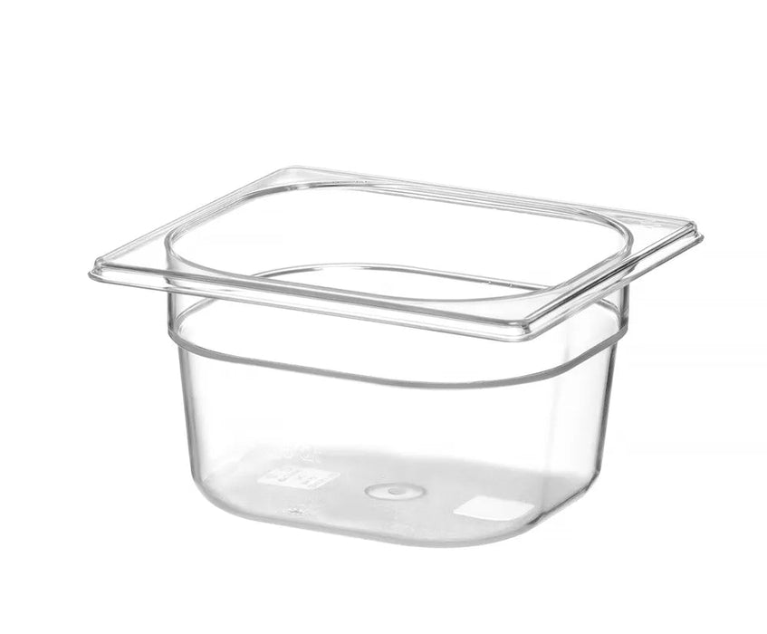 HENDI - Gastronorm - Behälter 1/6 Profi Line - Polycarbonat, Transparent, 1,6L, 176x162x100 mm - HENDI - GastroDeals