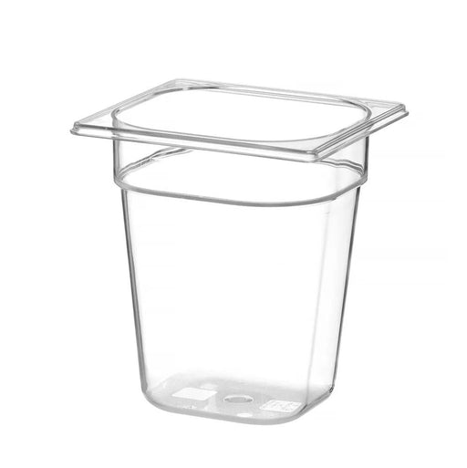 HENDI - Gastronorm - Behälter 1/6 Profi Line - Polycarbonat, Transparent, 1L, 176x162x65 mm - HENDI - GastroDeals