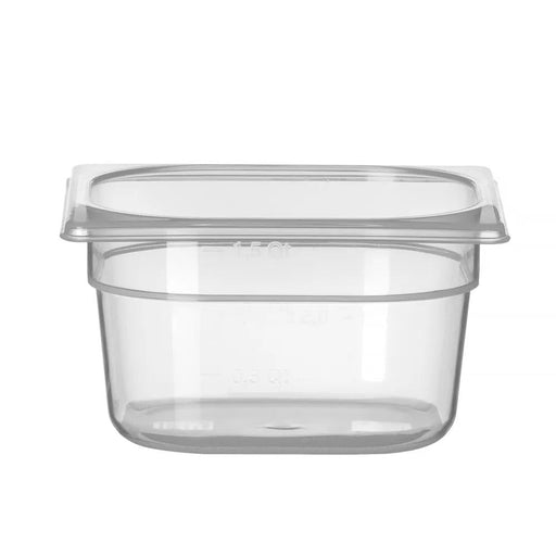 HENDI - Gastronorm - Behälter 1/6 Profi Line - Transparent, 1,6L, 176x162x100 mm - HENDI - GastroDeals