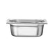 HENDI - Gastronorm - Behälter 1/9 Kitchen Line - Edelstahl, 0,6L, 65 mm Höhe - HENDI - GastroDeals