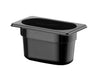 HENDI - Gastronorm - Behälter 1/9 - Polycarbonat, 1L, Schwarz, 176x108x100 mm - HENDI - GastroDeals
