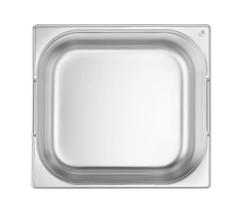HENDI - Gastronorm - Behälter 2/3 Budget Line - mit Griffen, 13L, Edelstahl, 354x325x150 mm - HENDI - GastroDeals