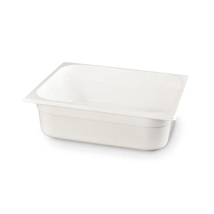 HENDI - Gastronorm - Behälter GN 1/2 - Polycarbonat, 4L, Weiß, 325x265x65 mm - HENDI - GastroDeals