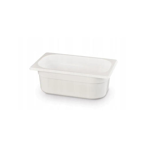 HENDI - Gastronorm - Behälter GN 1/4 - Polycarbonat, 1,8L, Weiß, 265x162x65 mm - HENDI - GastroDeals