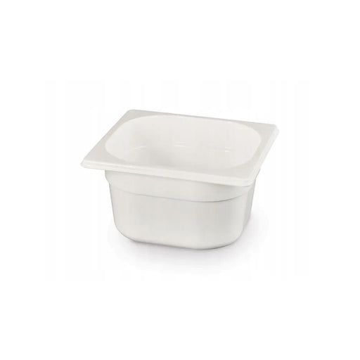 HENDI - Gastronorm - Behälter GN 1/6 - Polycarbonat, Weiß, 1L, 176x162x65 mm - HENDI - GastroDeals