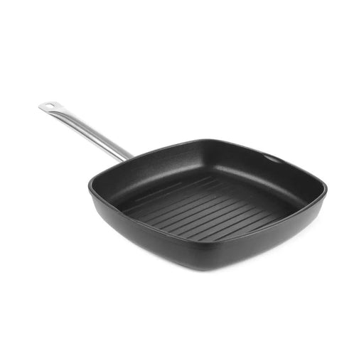 HENDI - Grillpfanne Titanium Professional - Gerillte Bratfläche, 550x290x55 mm, Antihaftbeschichtung - HENDI - GastroDeals