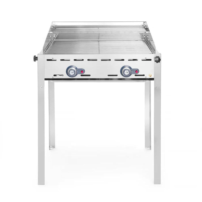HENDI - Grillsystem Green Fire - 2 Brenner, Profi Line, 2 GN 1/1 Grillroste, 11,6kW, 740x612x825 mm - HENDI - GastroDeals