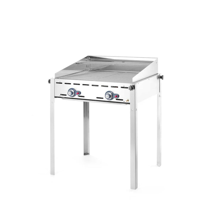 HENDI - Grillsystem Green Fire - 2 Brenner, Profi Line, 2 GN 1/1 Grillroste, 11,6kW, 740x612x825 mm - HENDI - GastroDeals