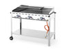 HENDI - Grillsystem Green Fire 3 Brenner - Profi Line, 17,4 kW, 1078x612x825 mm - HENDI - GastroDeals