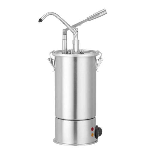 HENDI - HENDI 3-Liter-Edelstahl-Saucenwärmer mit Spender, 3L, 230V/900W, ø180x(H)502mm - GastroDeals