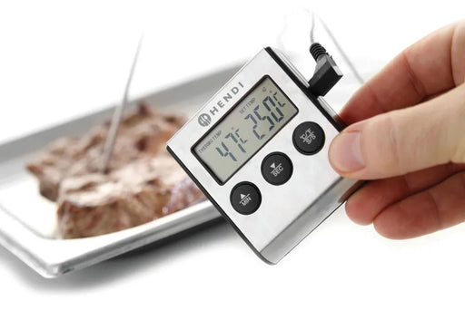 HENDI - HENDI Bratenthermometer mit Timer, 65x70x(H)17mm - GastroDeals