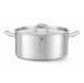 HENDI - HENDI Bratentopf - mit Deckel, Kitchen Line, 12L, ⌀320x(H)150mm - GastroDeals