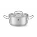 HENDI - HENDI Bratentopf - mit Deckel, Kitchen Line, 1,5L, ⌀160x(H)75mm - GastroDeals