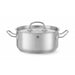 HENDI - HENDI Bratentopf - mit Deckel, Kitchen Line, 2,9L, ⌀200x(H)95mm - GastroDeals