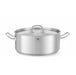 HENDI - HENDI Bratentopf - mit Deckel, Kitchen Line, 7,3L, ⌀280x(H)120mm - GastroDeals