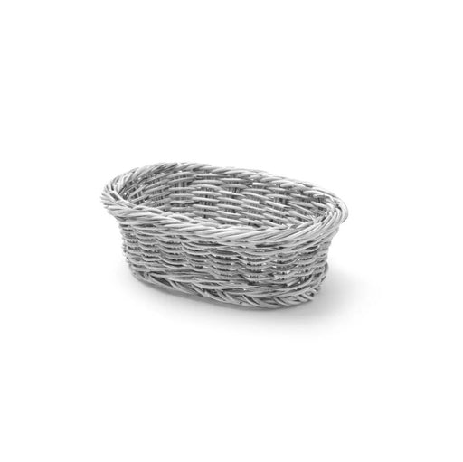 HENDI - HENDI Brotkorb, oval, Grau, 190x120x(H)60mm - GastroDeals