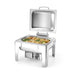 HENDI - HENDI Chafing Dish GN 1/2, Satiniert, Profi Line, 4L, 365x370x(H)280mm - GastroDeals